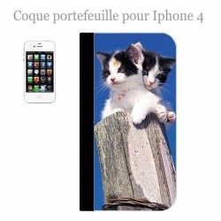 Étui Portefeuille iPhone 4 personnalisé