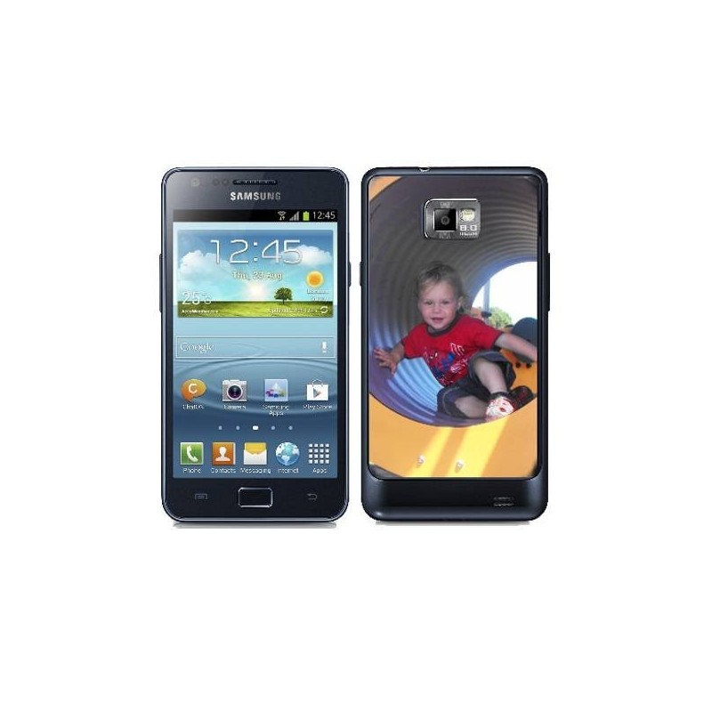 Samsung Galaxy S2 personnalisé avec photo et texte