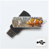 Clé USB rétractable rectangle personnalisable