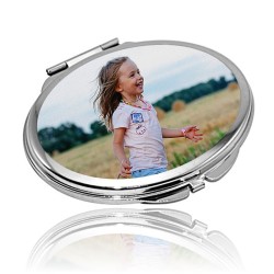 Miroir de poche ovale photo