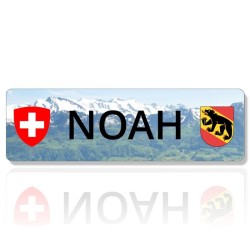 Plaque immatriculation personnalisable Suisse