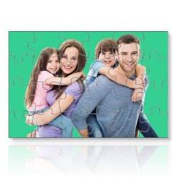 Petit puzzle personnalisable avec photo famille