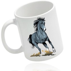 Mug avec photo de cheval personnalisable
