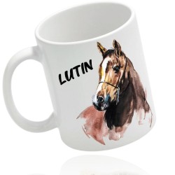 Mug avec photo de cheval personnalisable